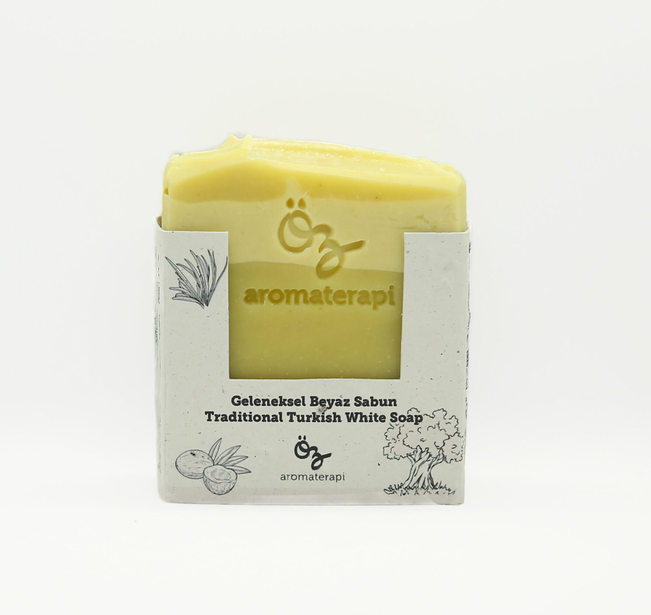 Geleneksel Beyaz Sabun - Traditional Turkish Soap - 140 gr