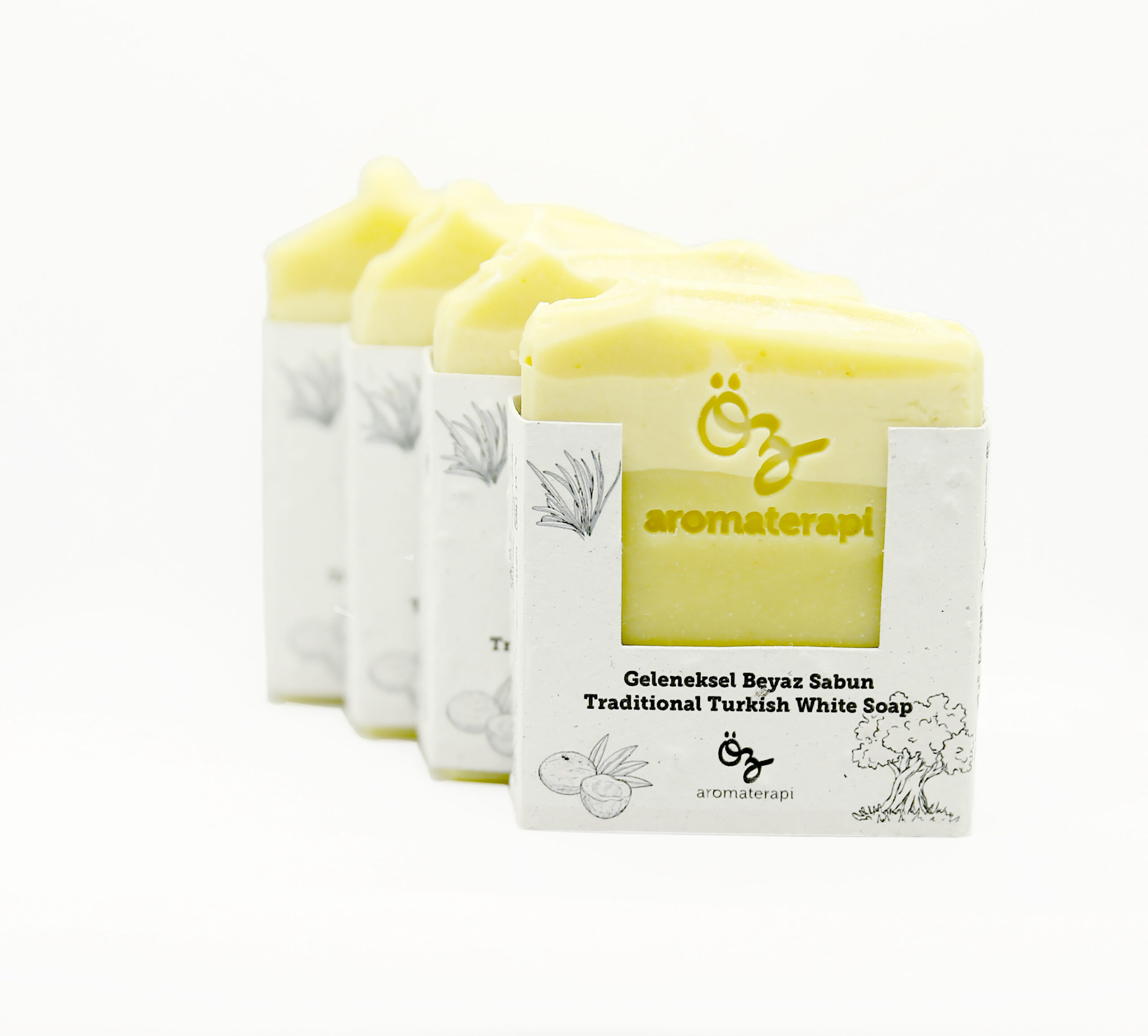 Geleneksel Beyaz Sabun - Traditional Turkish Soap - 140 gr